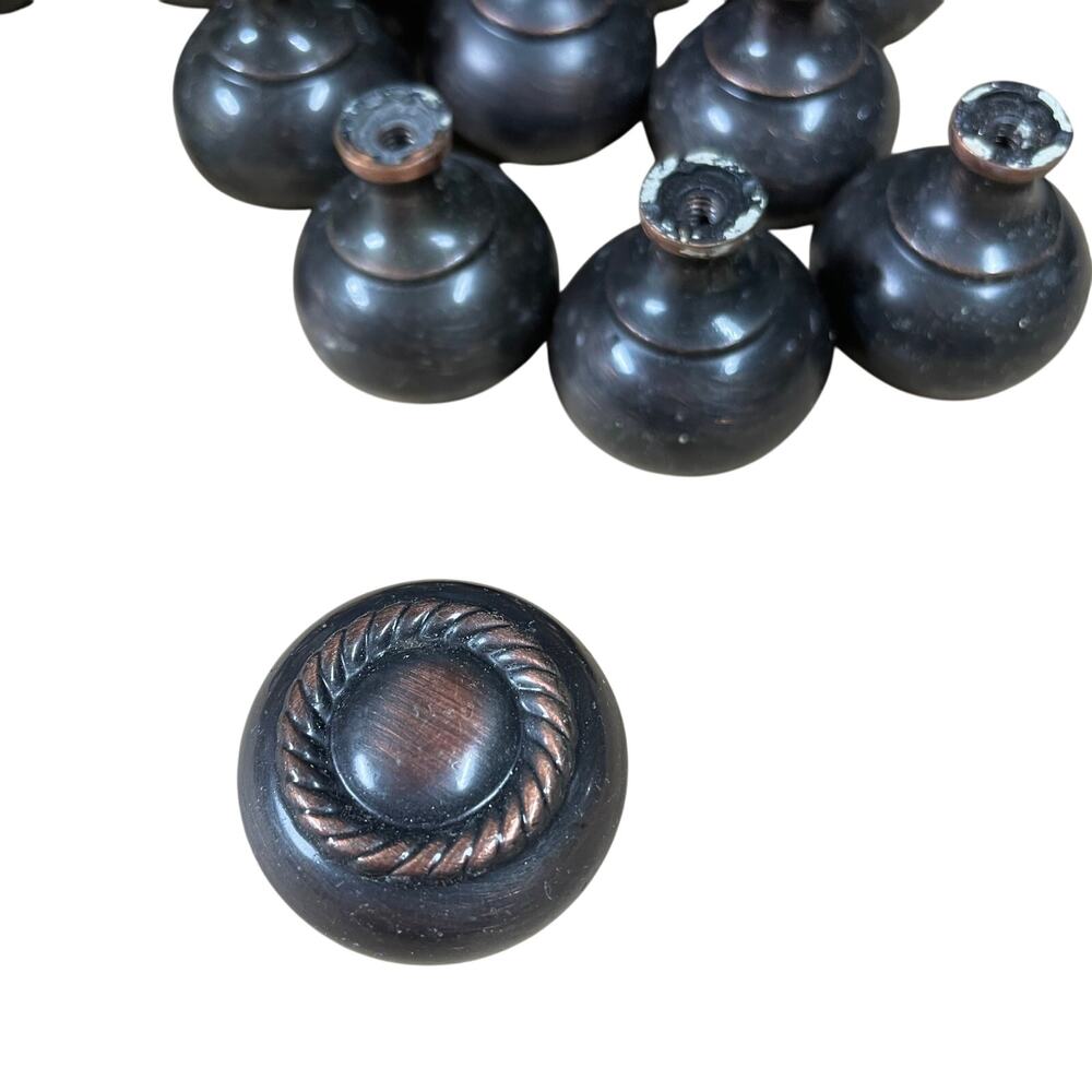 Vintage Lot of 27 Door/Drawer Pulls Knobs Only Good Used Condition